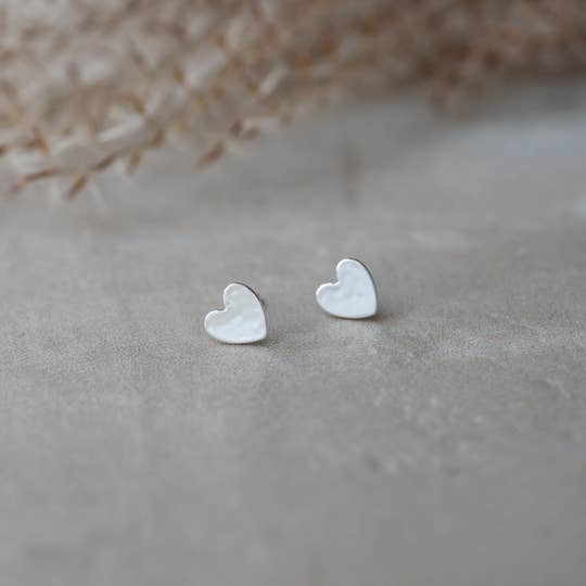 Amado Heart Studs
