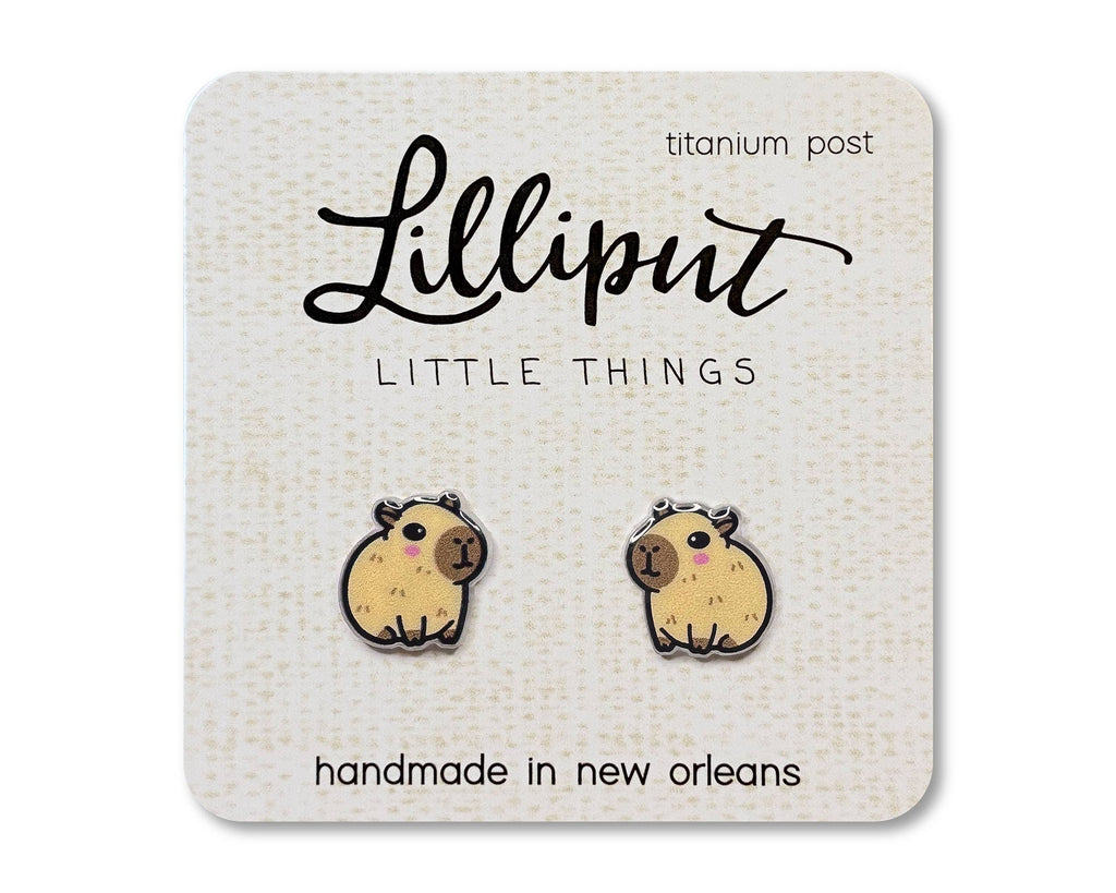 Lilliput Little Things - Capybara Earrings