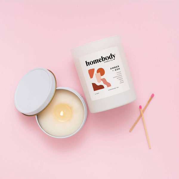 Homebody Candle Co. - Amber + Ash