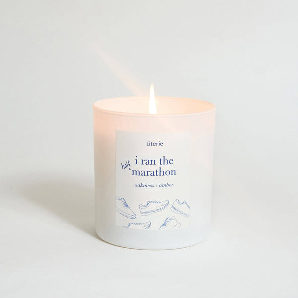 I Ran the Half Marathon| Candle