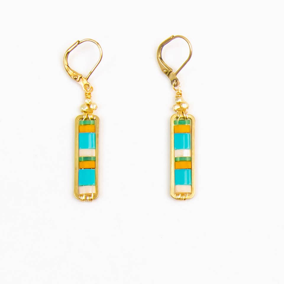Altiplano - Miyuke Colorblock Dangle Earrings