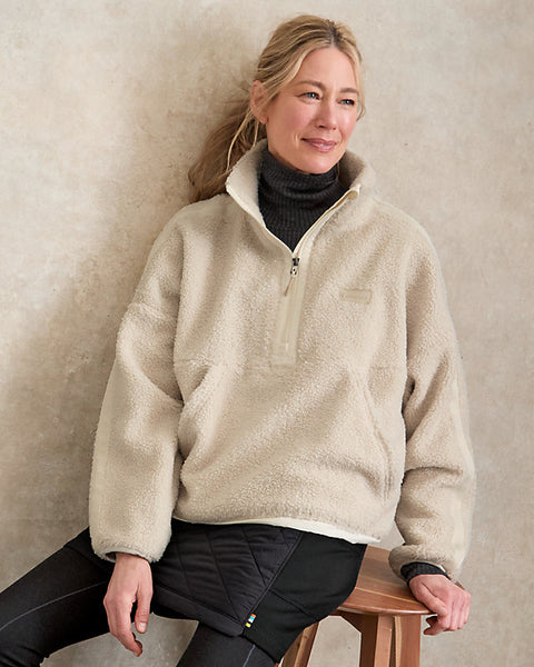 Women's Bacano Fleece Pullover | Cream