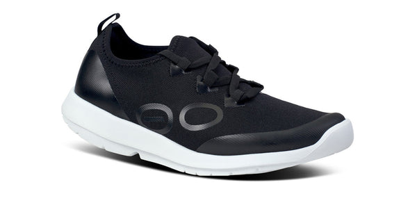 Oofos OOmg Sport Lace Shoe | White/Black