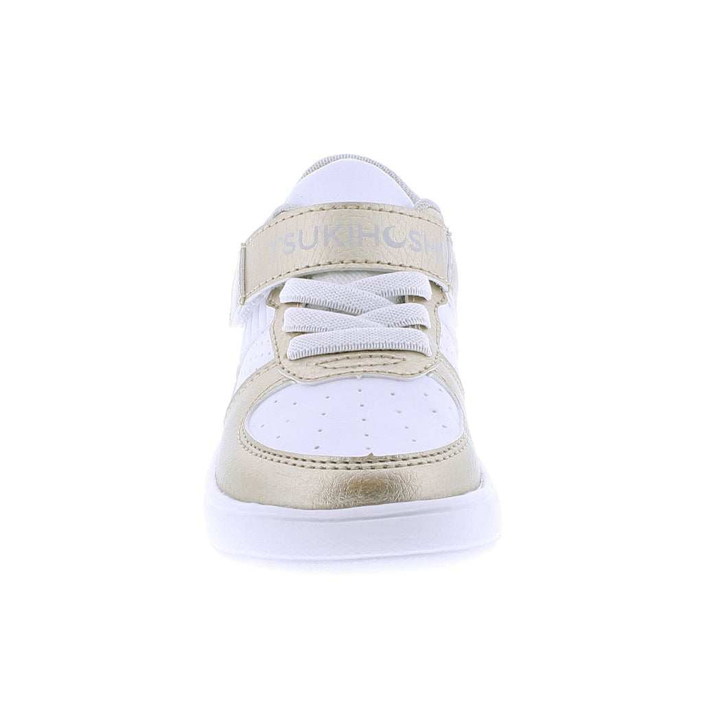 Kids' Court Shoes | Gold/White