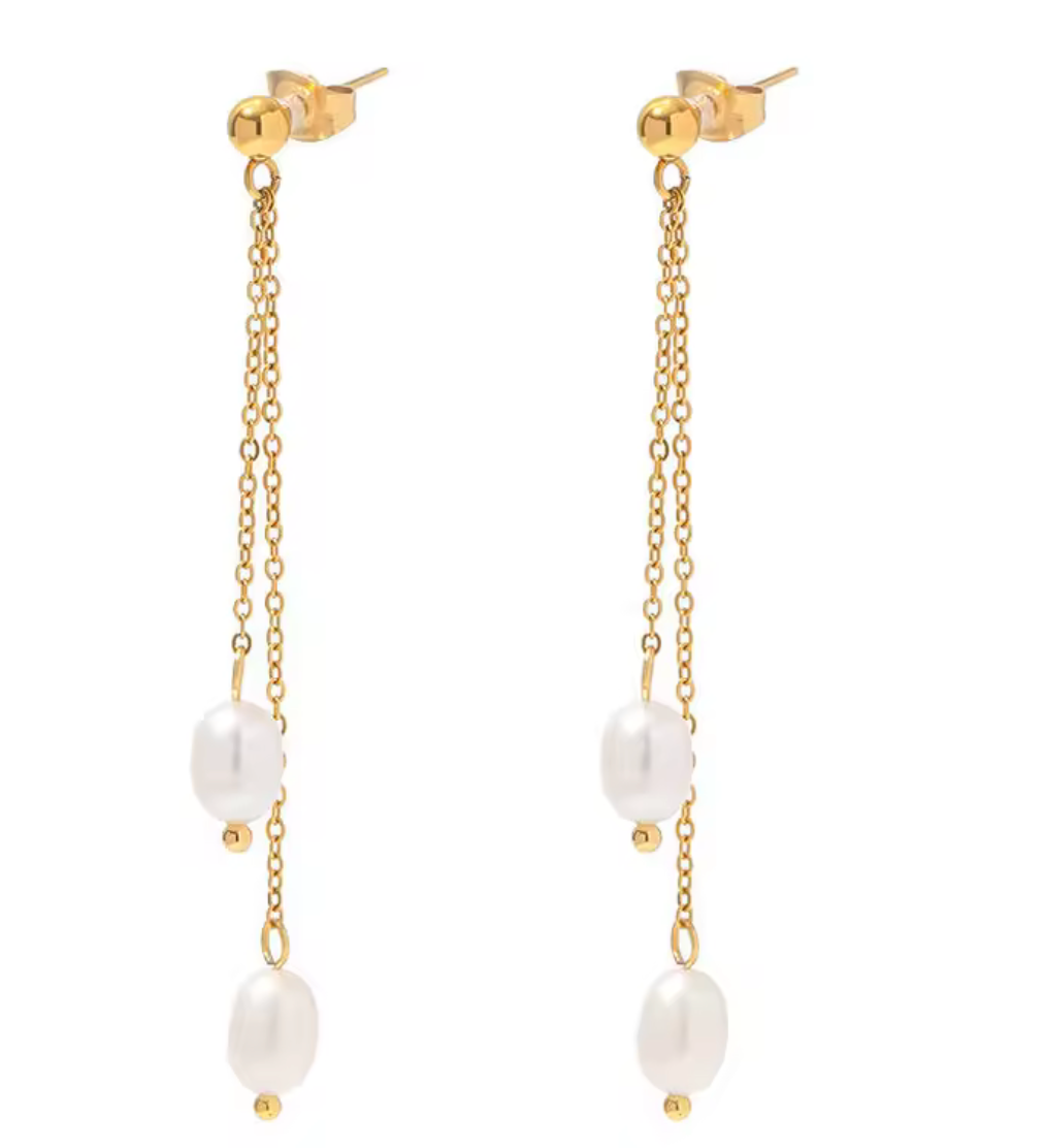 Freya Pearl Waterproof Earrings