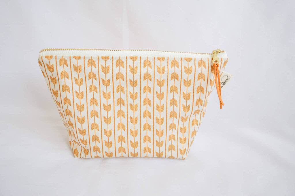 Boxy Water Resistant Wet/Dry Bag | Rust Chevron