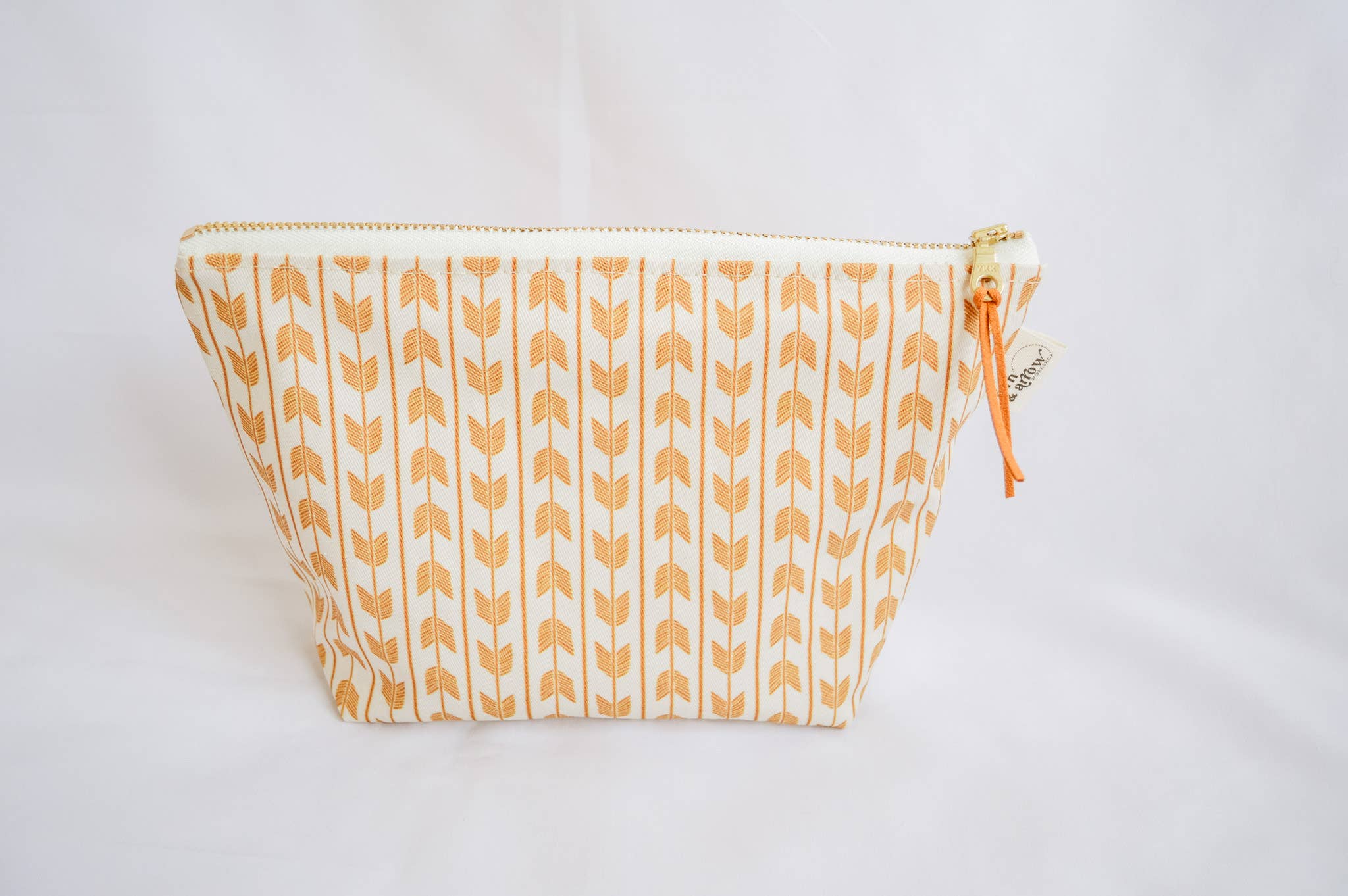 Boxy Water Resistant Wet/Dry Bag | Rust Chevron