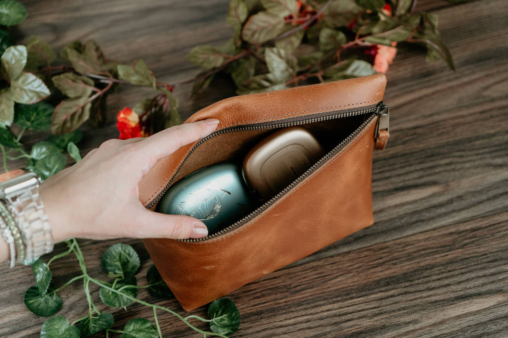 Leather Accessory Bag