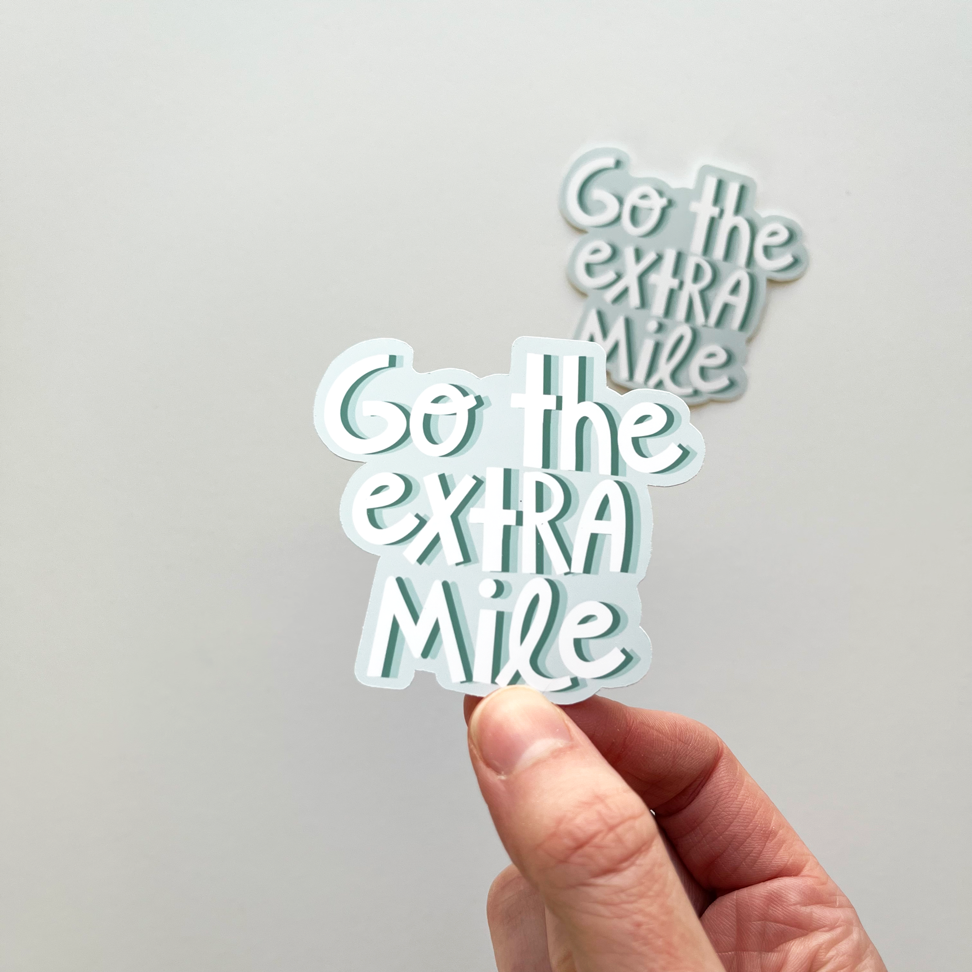 Go The Extra Mile Sticker