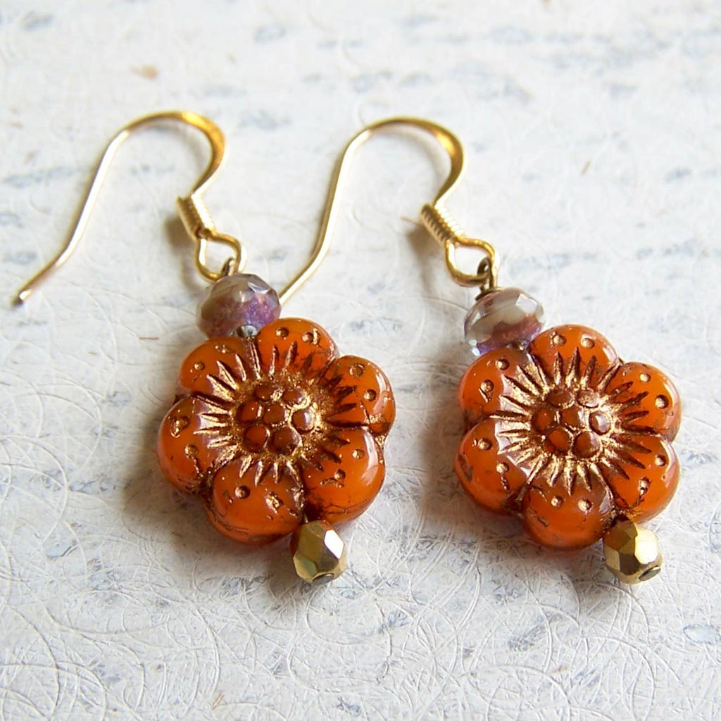Wild Rose Earrings