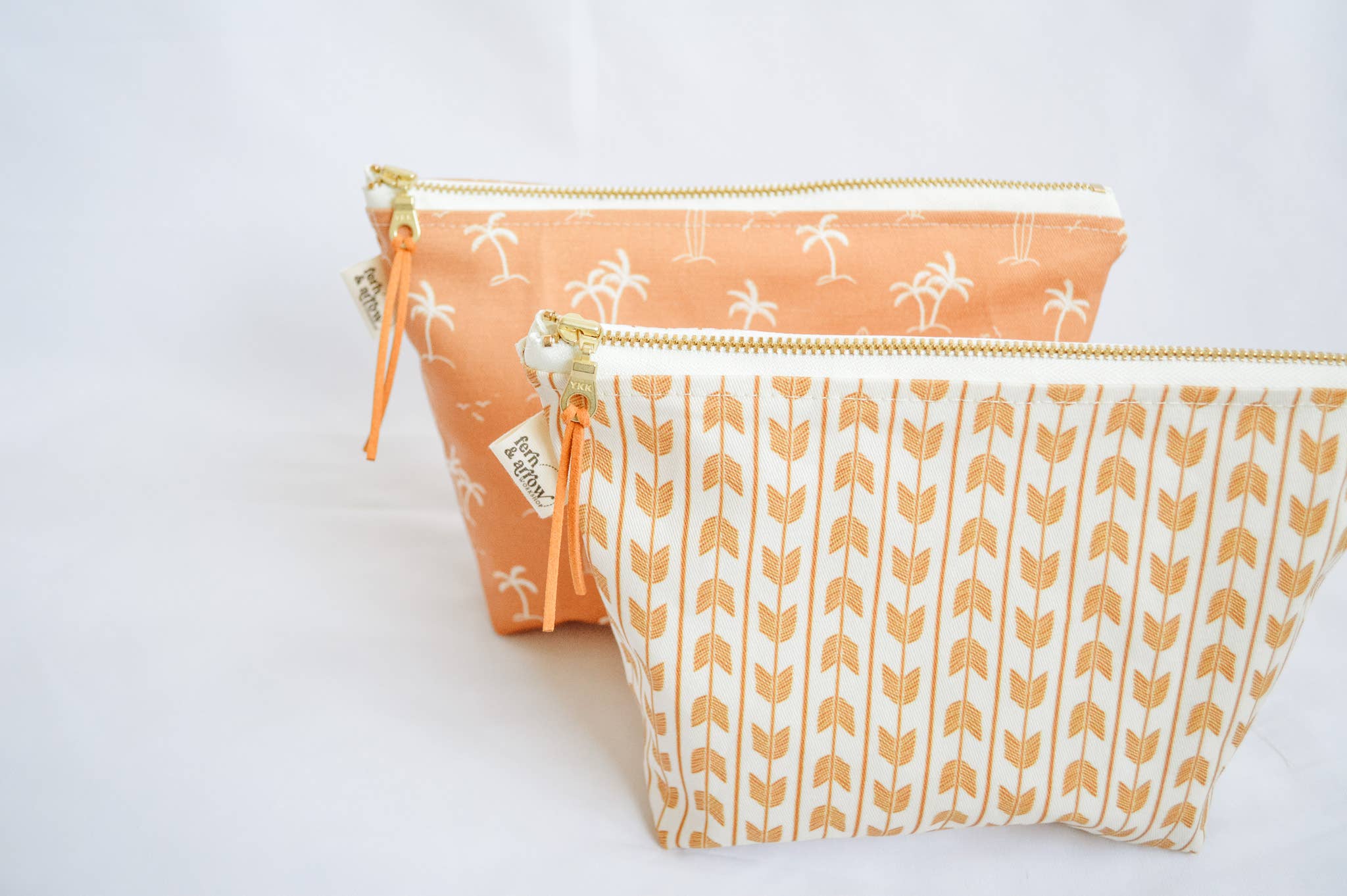 Boxy Water Resistant Wet/Dry Bag | Rust Chevron