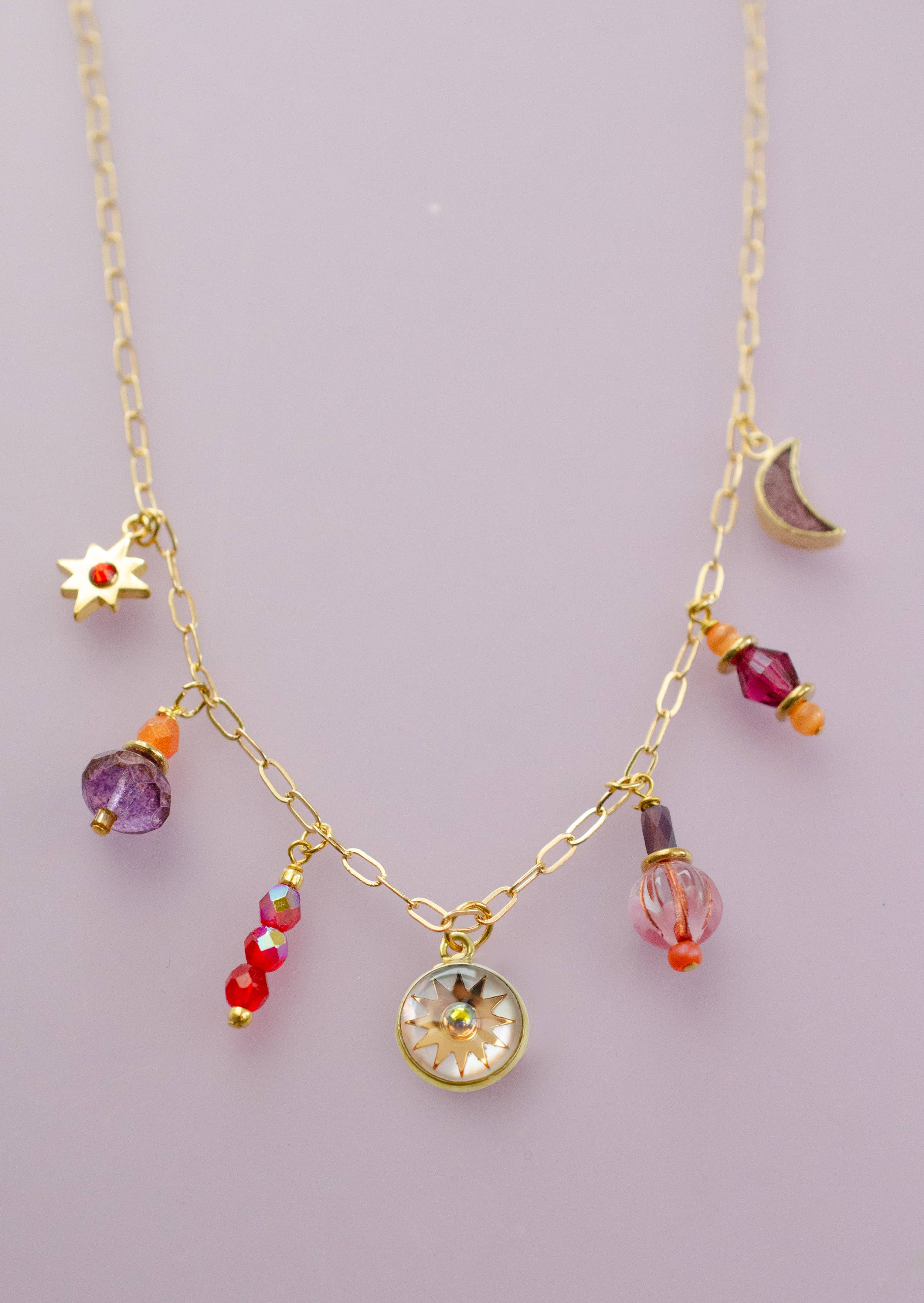 Zodiac Fire Sign Necklace