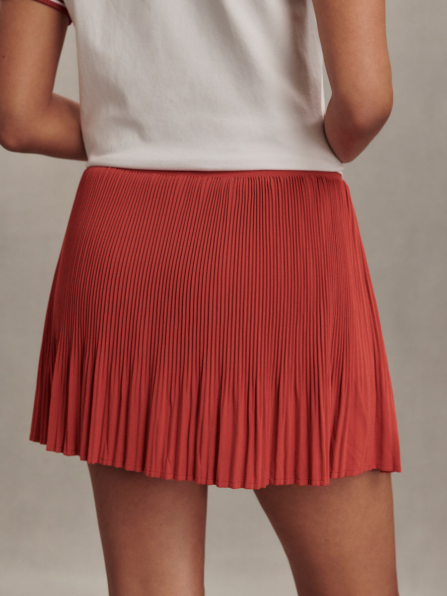 Davina High Rise Skort | Baked Apple
