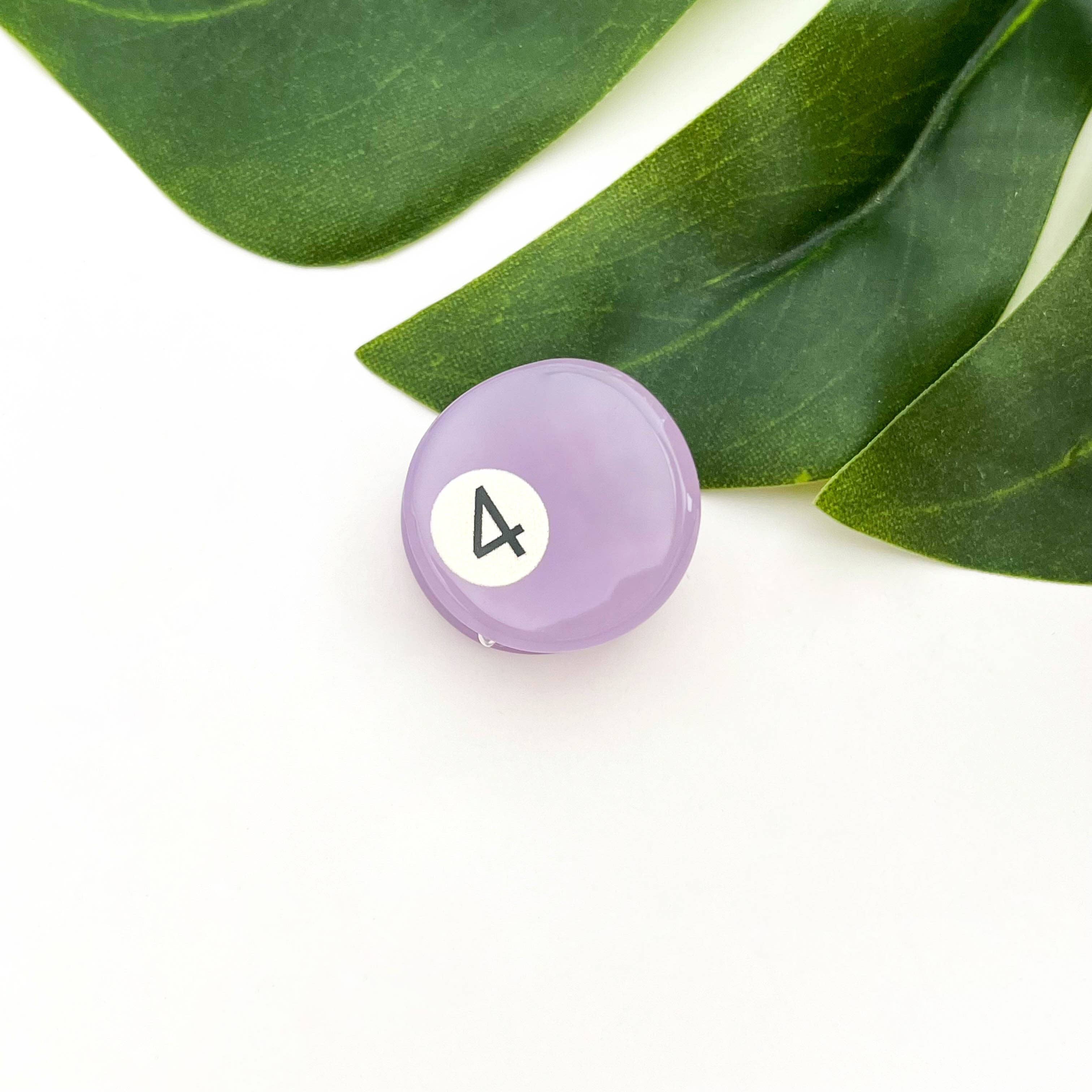 TheDivaSoap - Mini Billiard Ball Acetate Claw Clip, Colorful Hair Clip