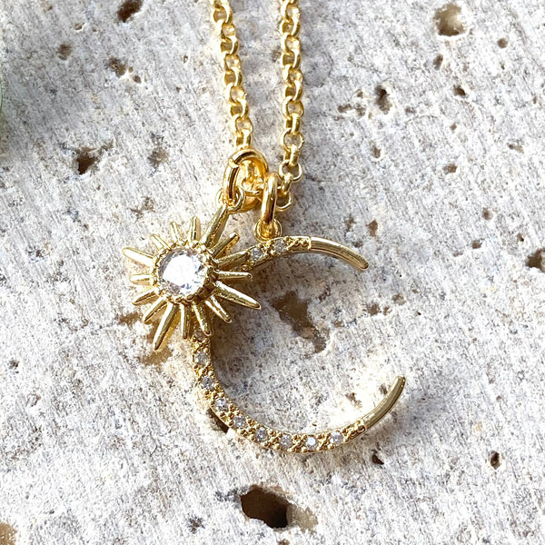 Celestial charm necklace|18”