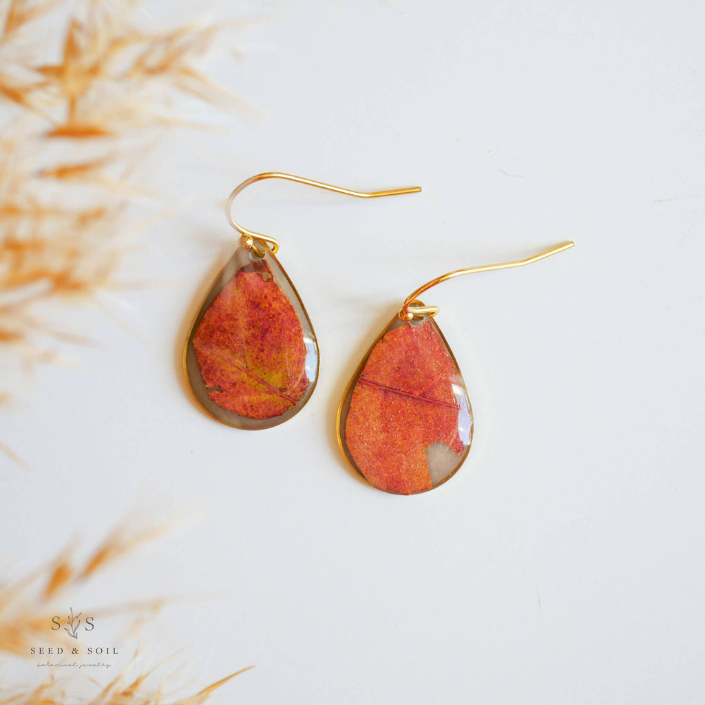 Oak Dew Drop Earrings
