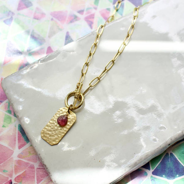 a.v. max - Dog Tag w/Semi Toggle Necklace: Lab