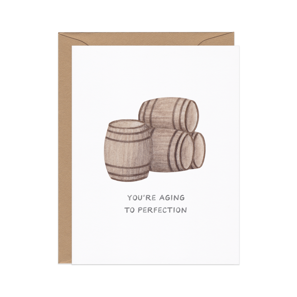 Aging To Perfection Whiskey Card