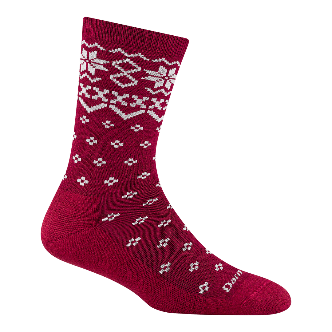Women's Shetland Crew | Burgandy