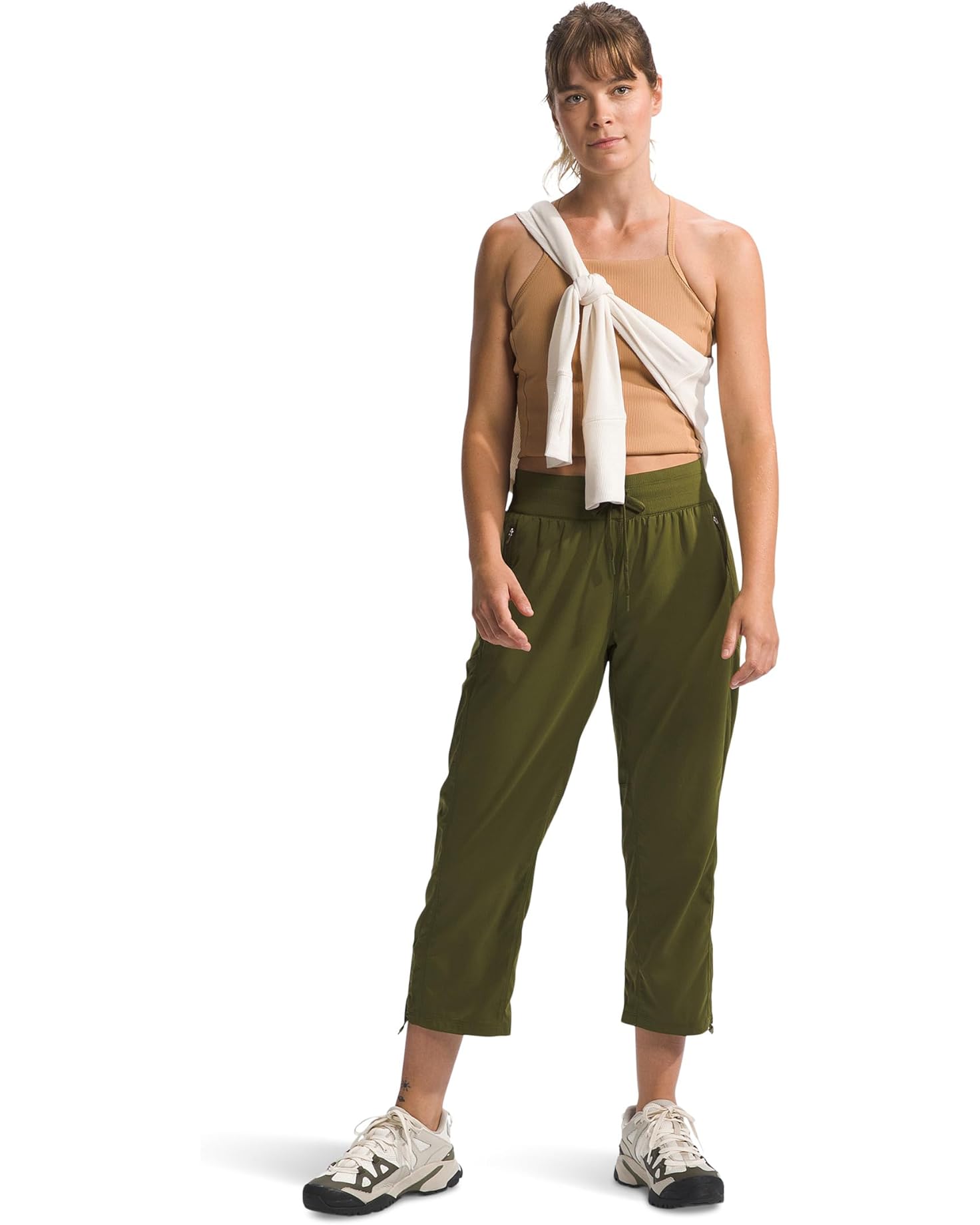Women's Aphrodite Motion Capri | Forest Olive