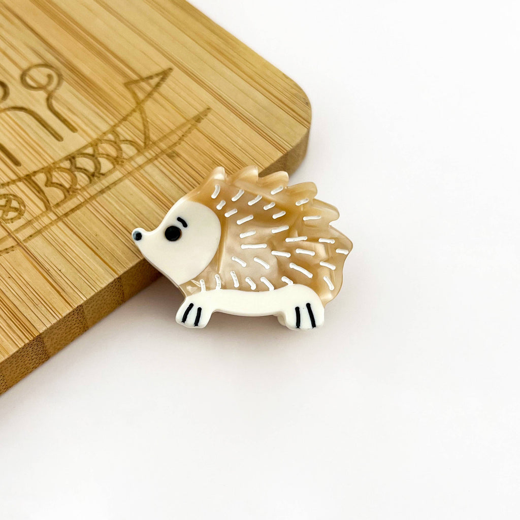 TheDivaSoap - Mini Hedgehog Hair Claw Clip, Animal Hair Clip