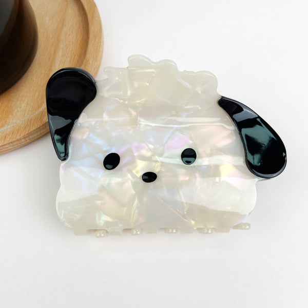 TheDivaSoap - Acetate Cartoon Dog Hair Clips: C