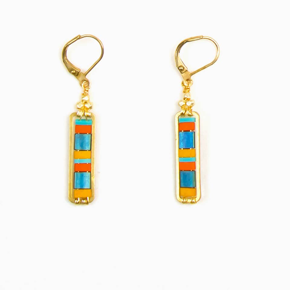 Altiplano - Miyuke Colorblock Dangle Earrings