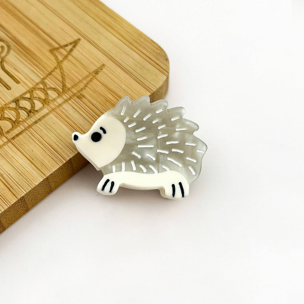 TheDivaSoap - Mini Hedgehog Hair Claw Clip, Animal Hair Clip