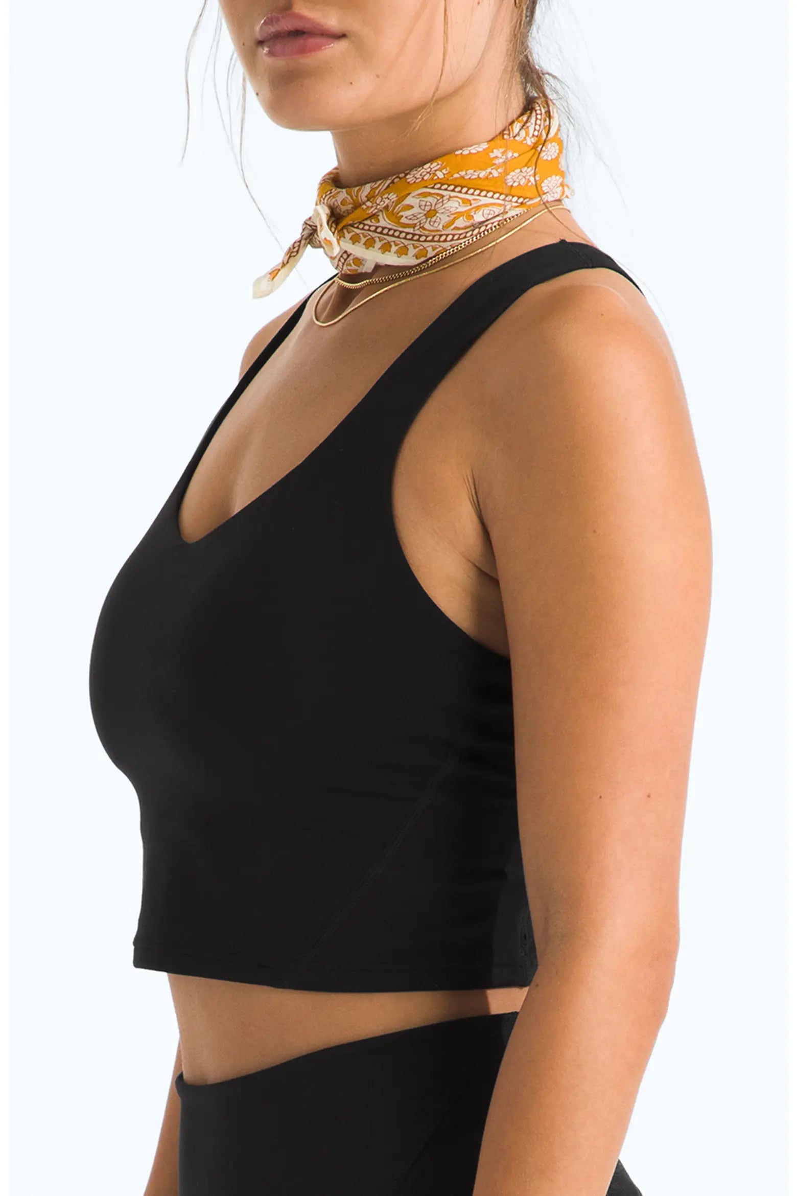Women's Jaida Long Line Bra | Black