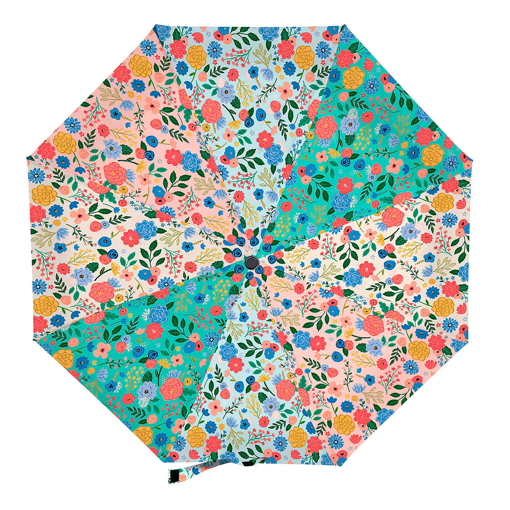 Evergreen Enterprises - Bursting Blossoms Compact Manual Umbrella