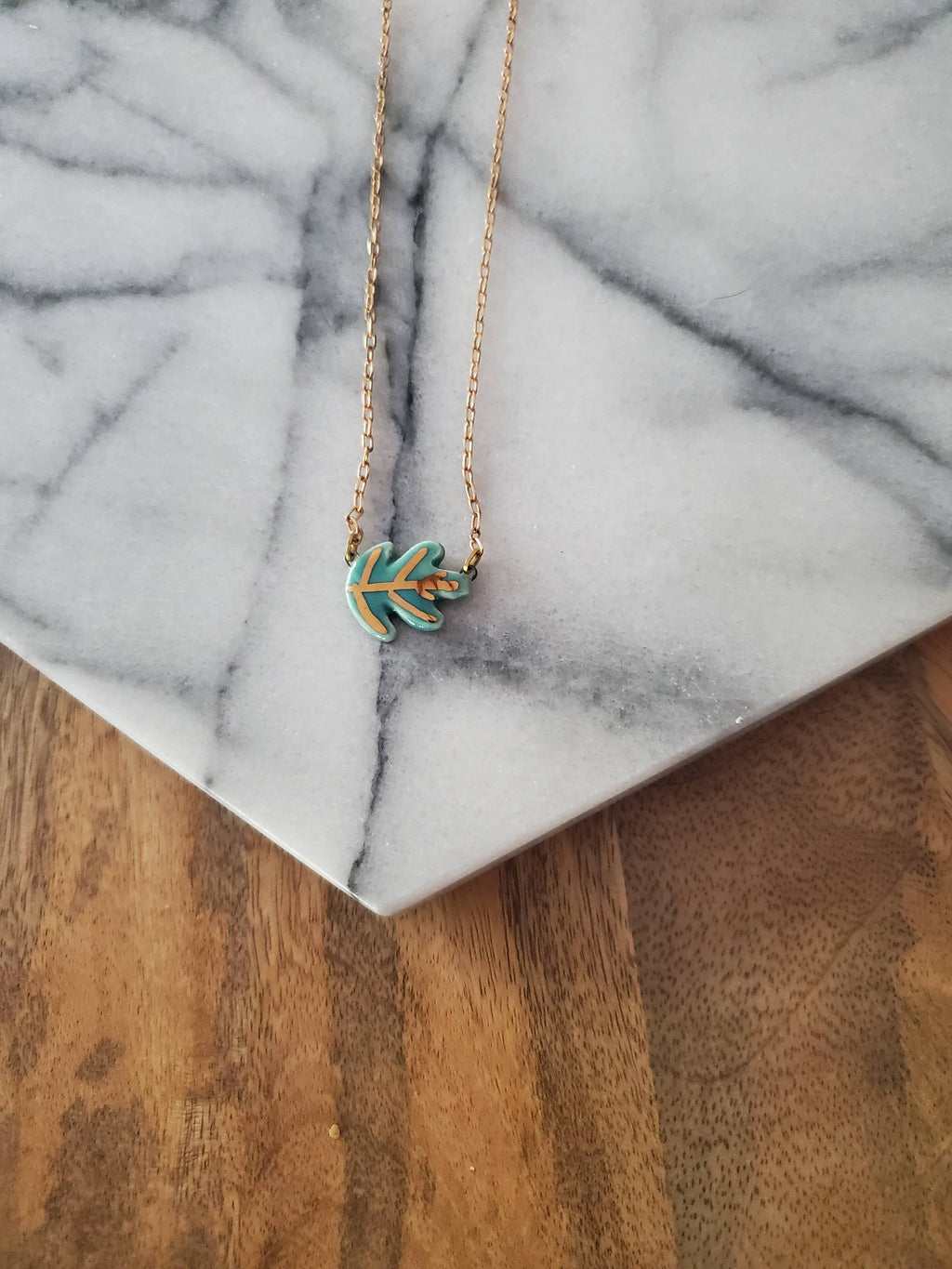 Pendant Necklace | Leaf
