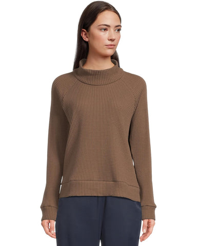 Women's Chabot Mock Neck | Smokey Brown