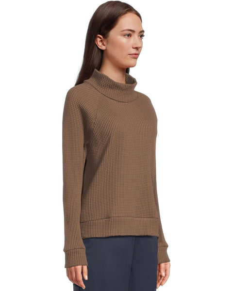 Women's Chabot Mock Neck | Smokey Brown