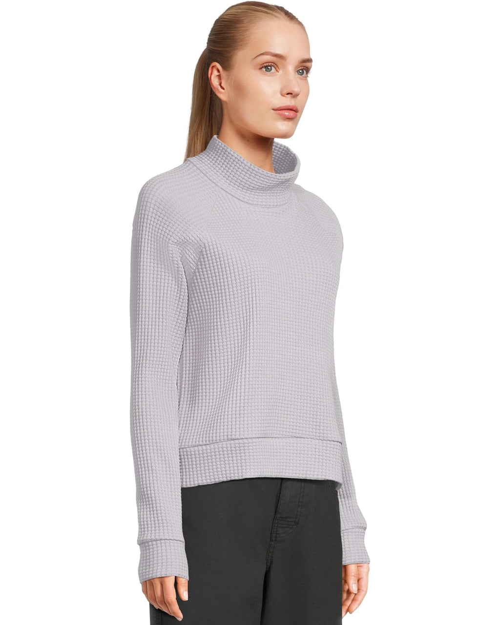 Women's Chabot Mock Neck | Blue Flax
