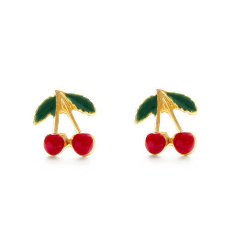 Cherry Stud Earrings