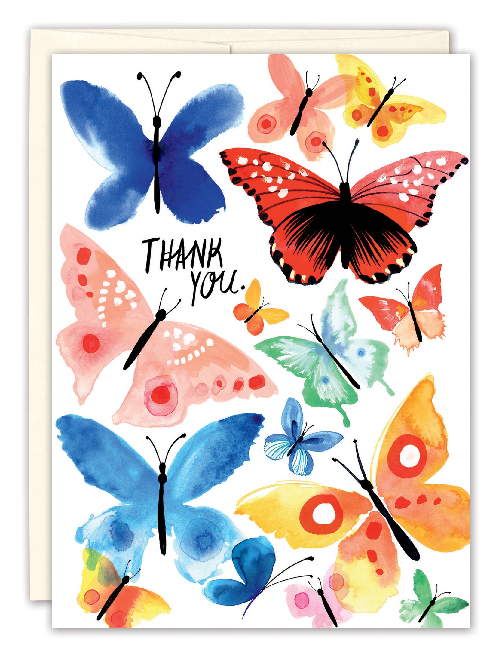 Butterfly Thank You Card