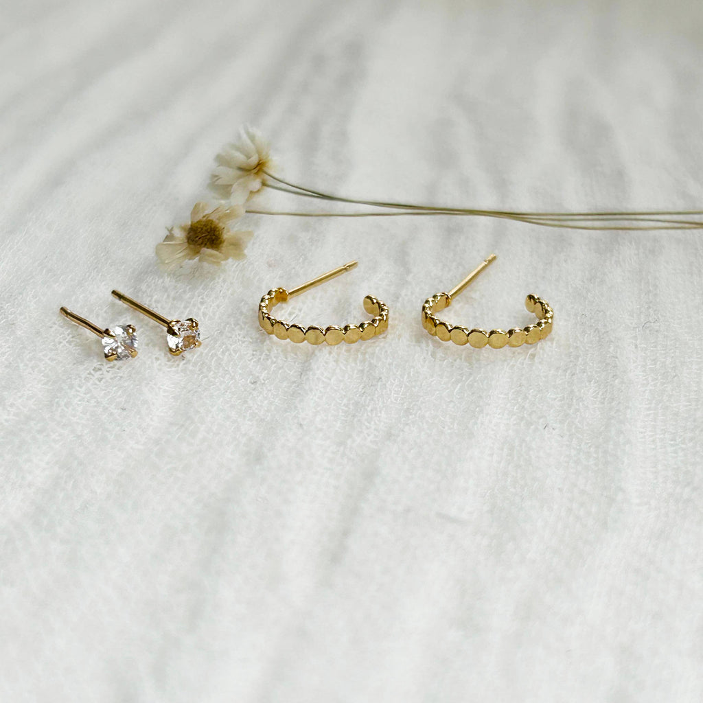 Dainty Dot Hoop Stacking Set #12