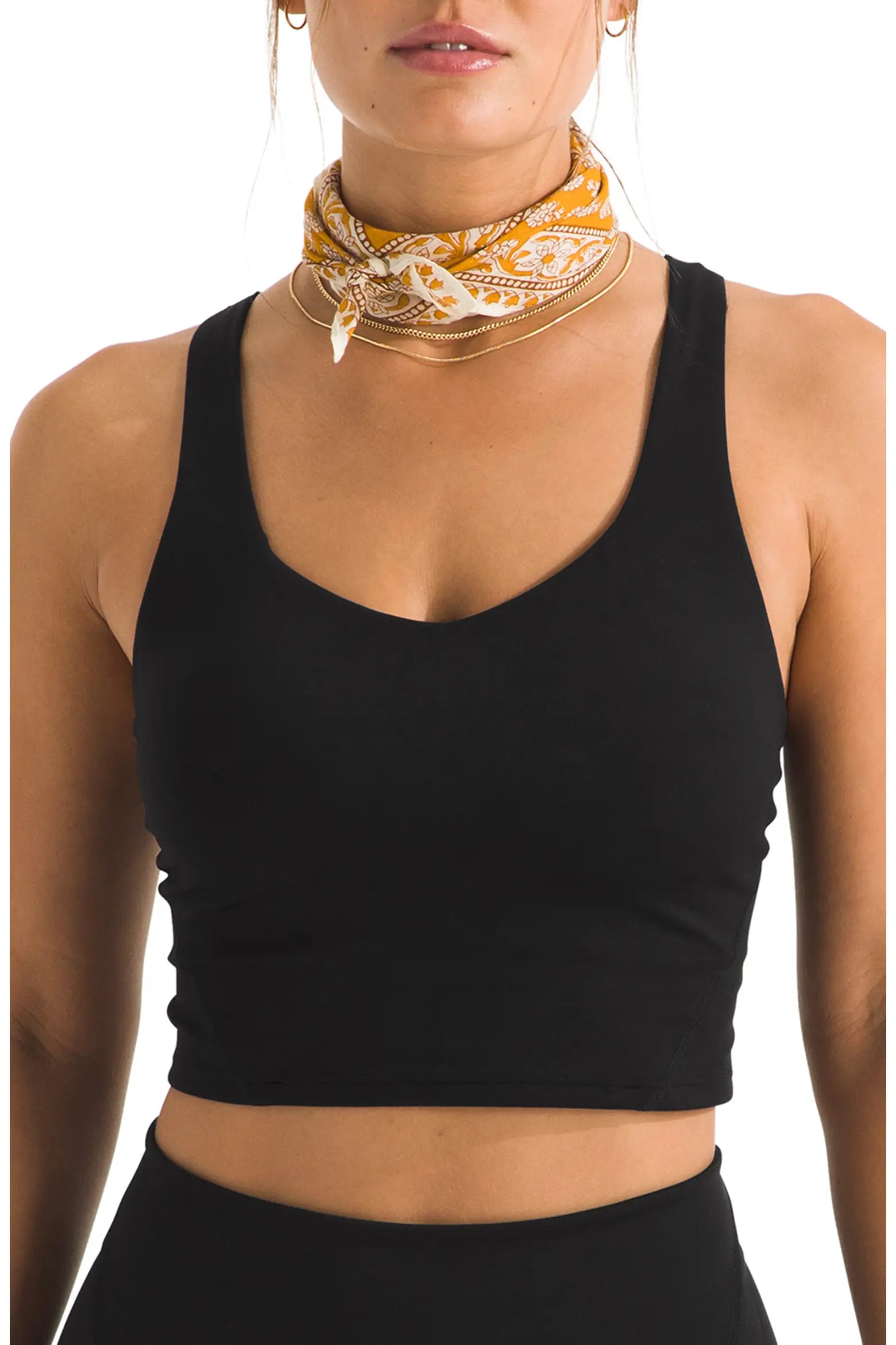Women's Jaida Long Line Bra | Black