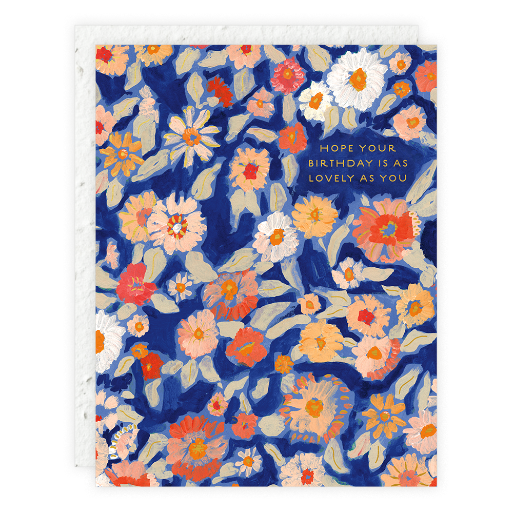 Seedlings - Wildflower Floral - Birthday Card