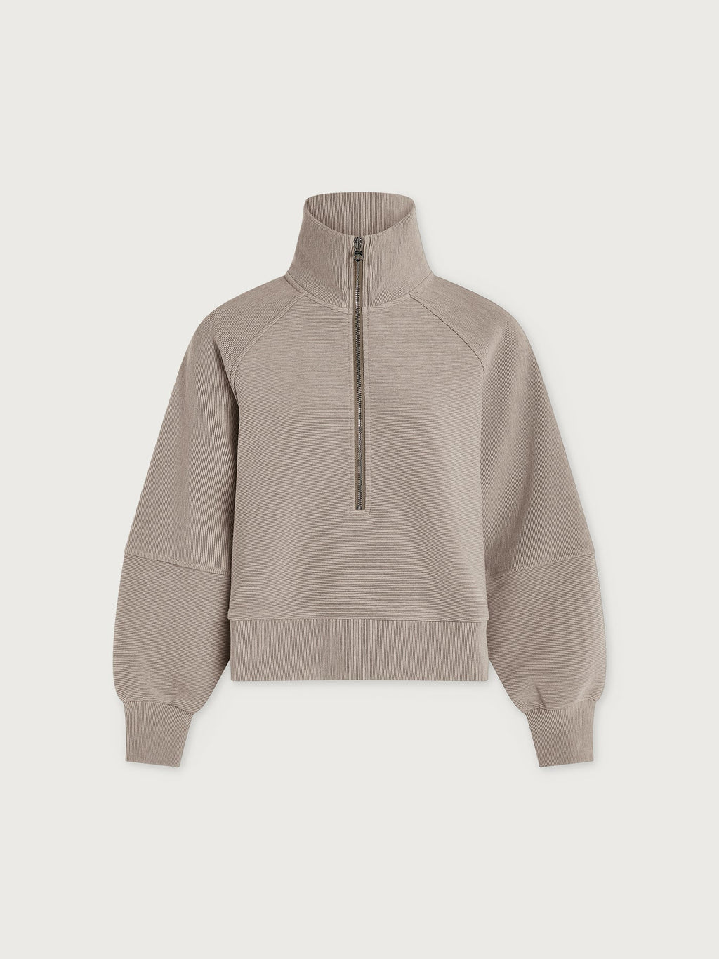 Women's Milano  Half Zip Sweat | Taupe Marl