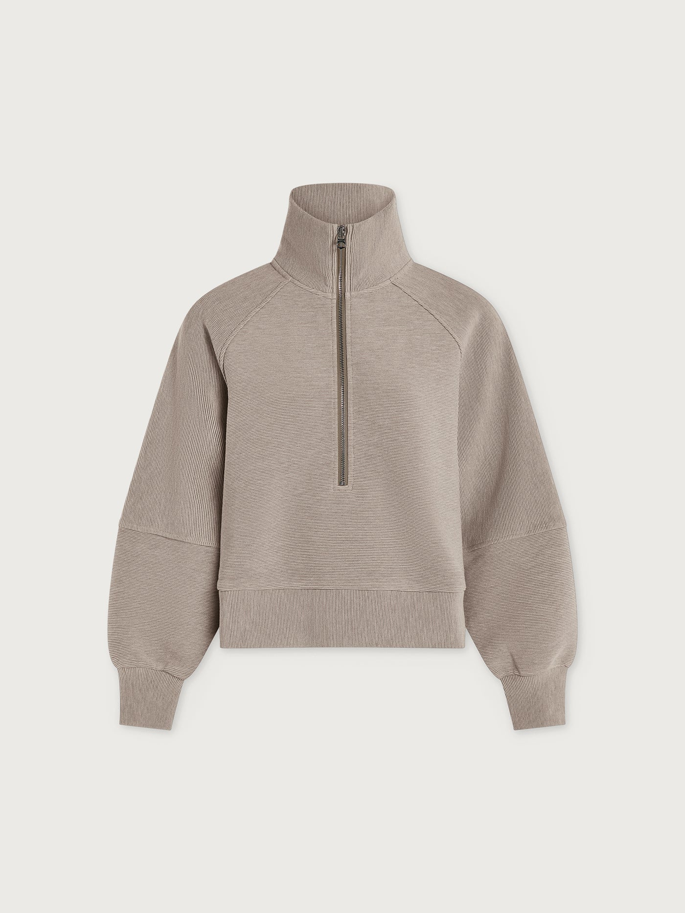 Women's Milano  Half Zip Sweat | Taupe Marl