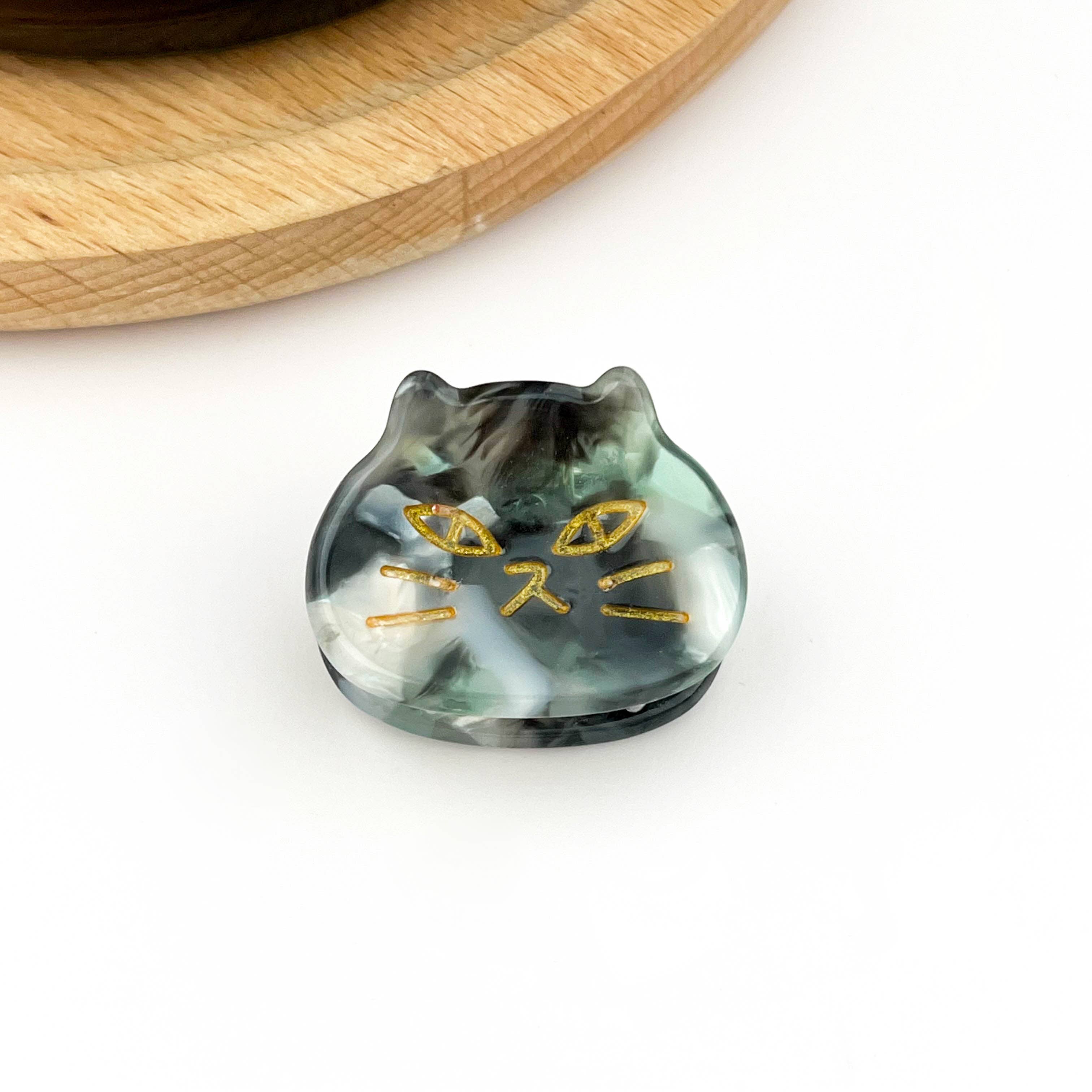 TheDivaSoap - Mini Acetate Cat Head Hair Claw Clip