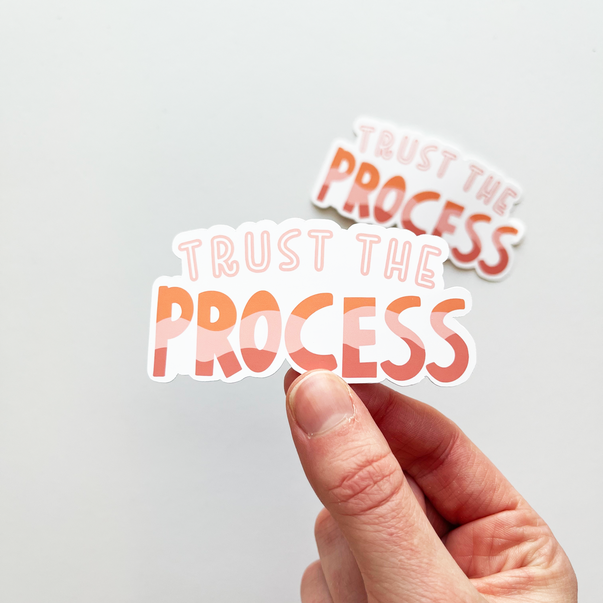 Trust On The Process Sticker