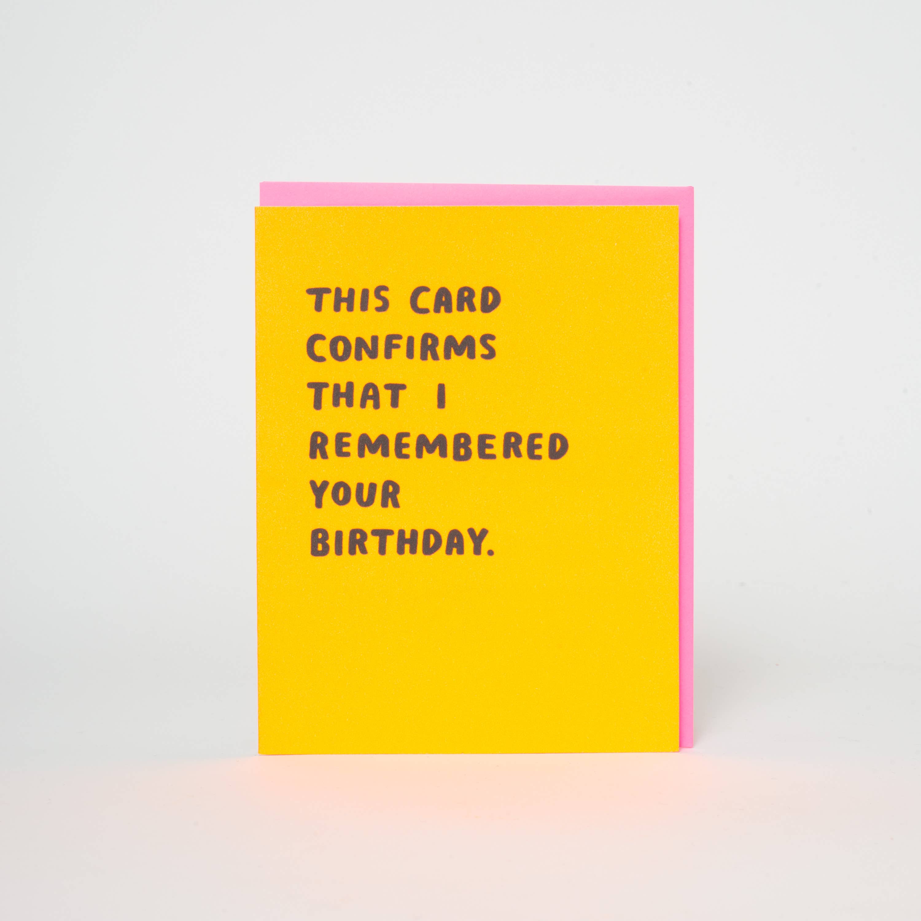 Birthday Card | Confirmed