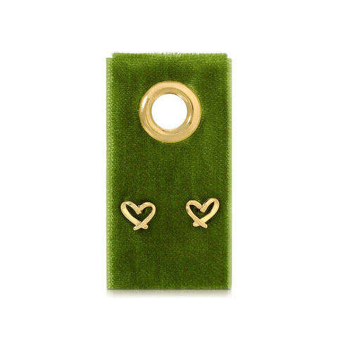 Free Form Heart Studs