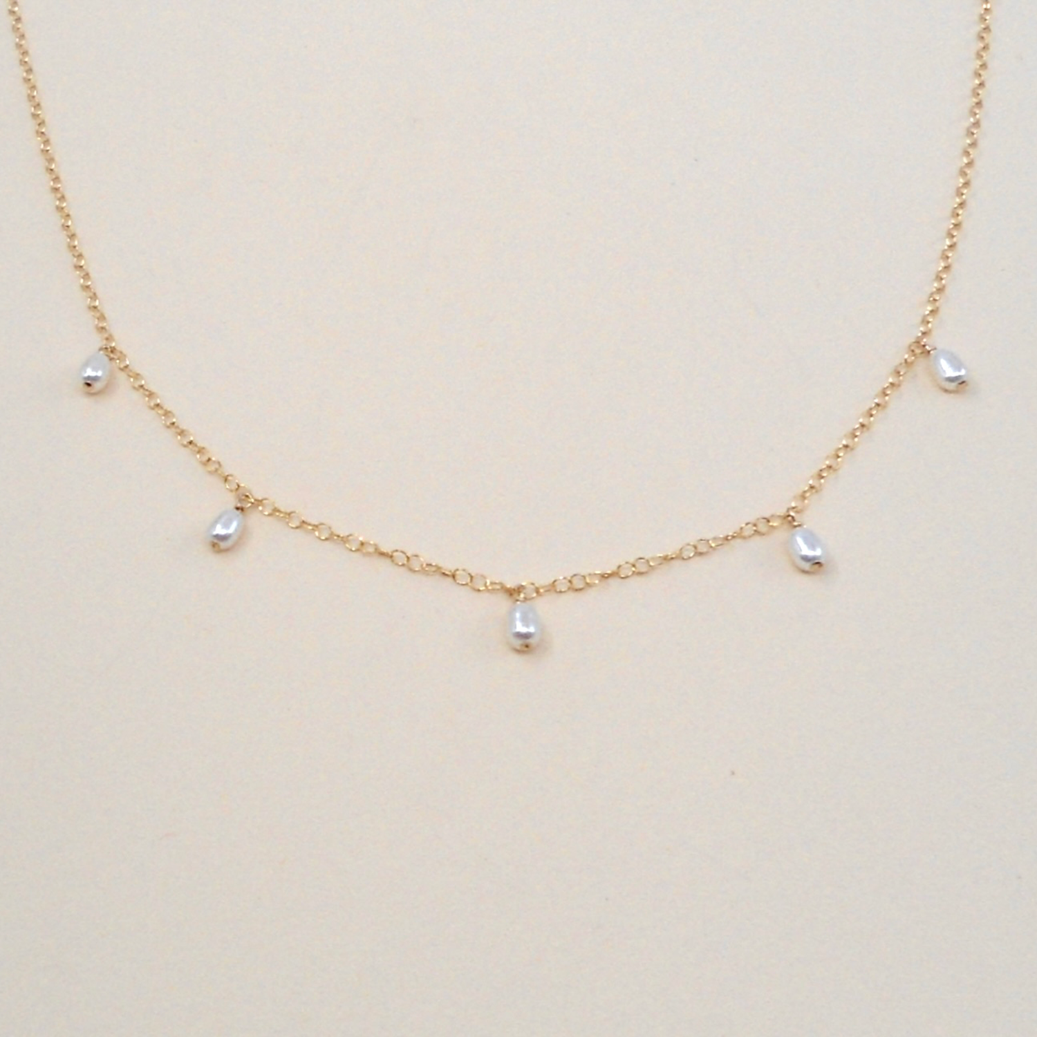 Five Pearl Necklace