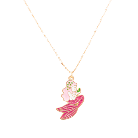 Pink Mermaid Necklace