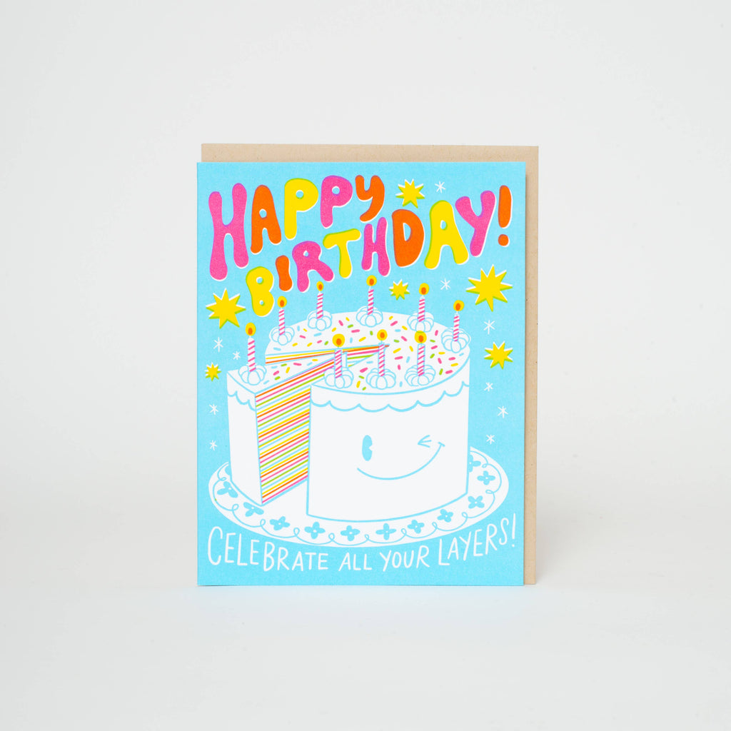 Birthday Card | Cake Layers