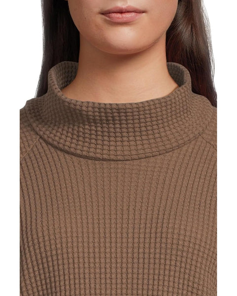 Women's Chabot Mock Neck | Smokey Brown
