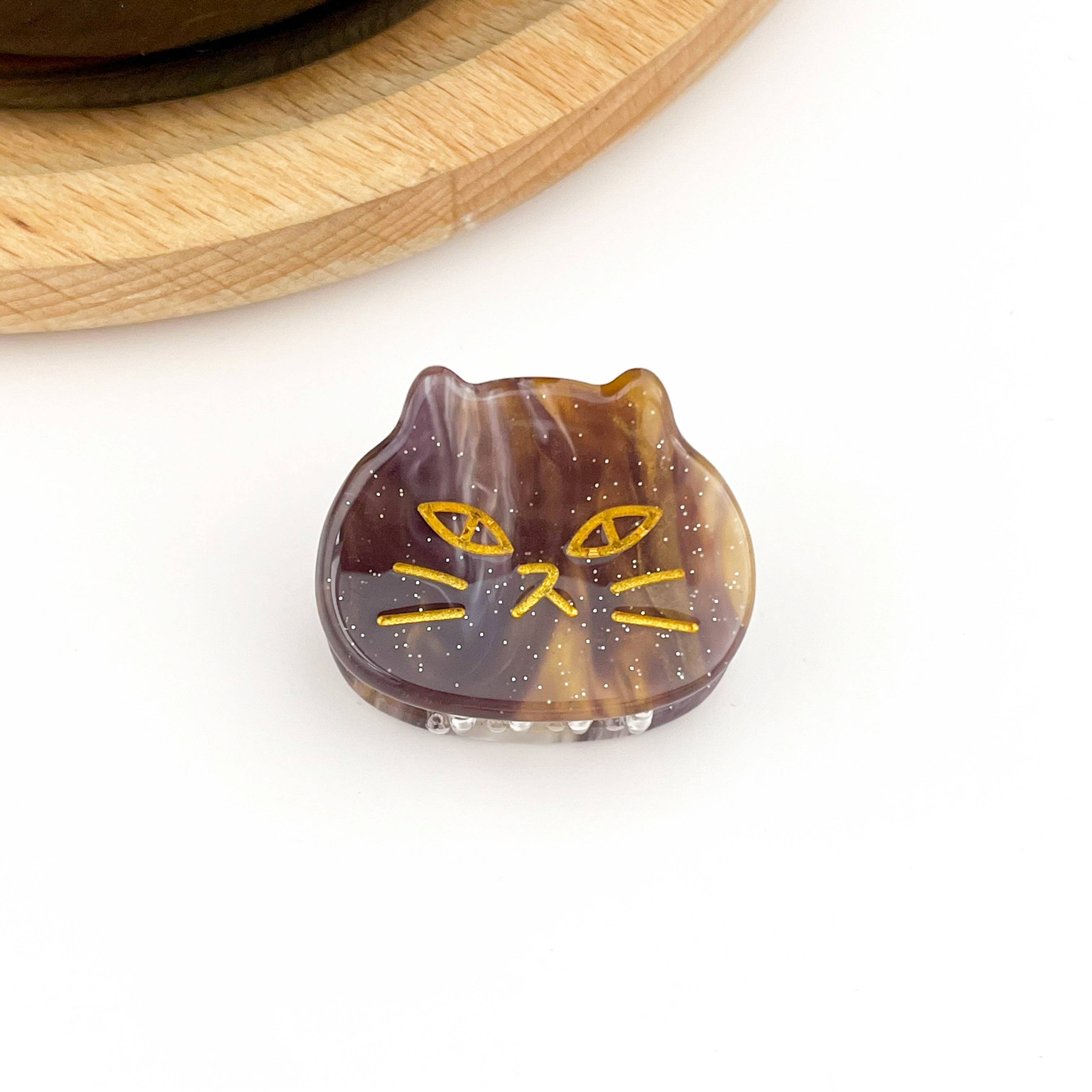 TheDivaSoap - Mini Acetate Cat Head Hair Claw Clip